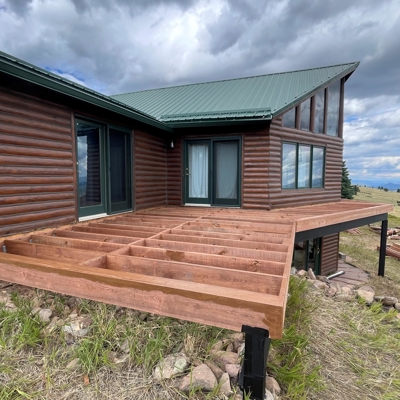 Deck Build Before Photo